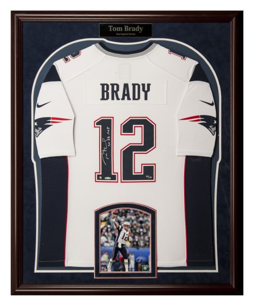 Tom Brady Autographed Jerseys, Signed Tom Brady Inscripted Jerseys