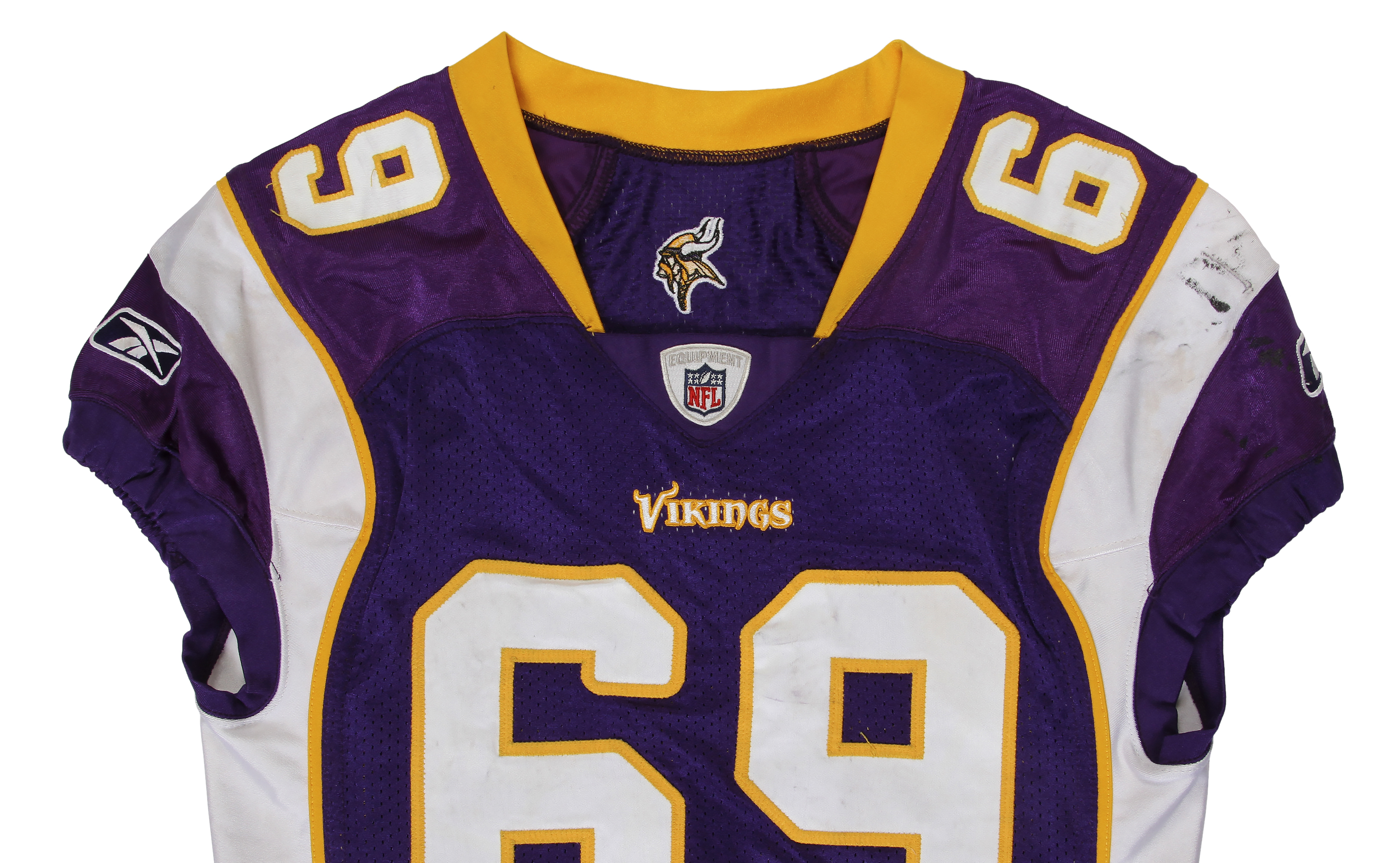 Lot Detail - 2011 Jared Allen Game Used Minnesota Vikings Home Jersey ...