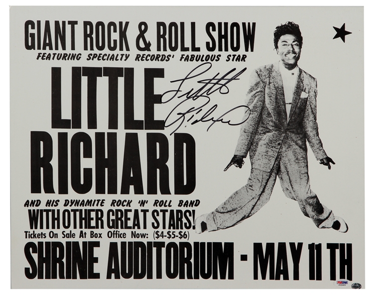 Little Richard at Shrine Auditorium 0608 Vintage Music Poster Art 