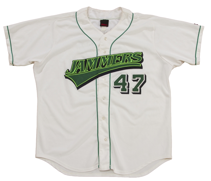 Lot Detail - 2007 Mike (Giancarlo) Stanton Game Used Jamestown Jammers  Minor League Jersey (Team LOA) -First Career Home Run as a Pro
