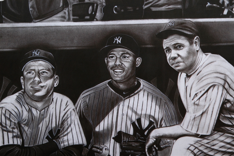 Yankees Legends Framed Picture ft. Derek Jeter, Babe Ruth, Mantle
