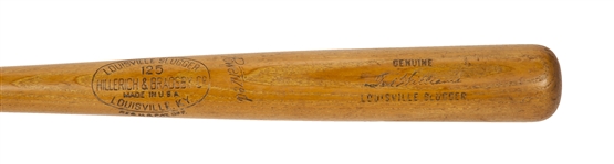 1955-57 Ted Williams Louisville Slugger Game Used W183 Model Bat (PSA/DNA GU 8)