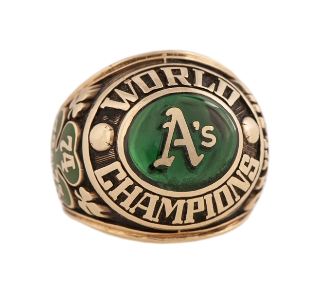 1974 Oakland Athletics World Series Championship Ring