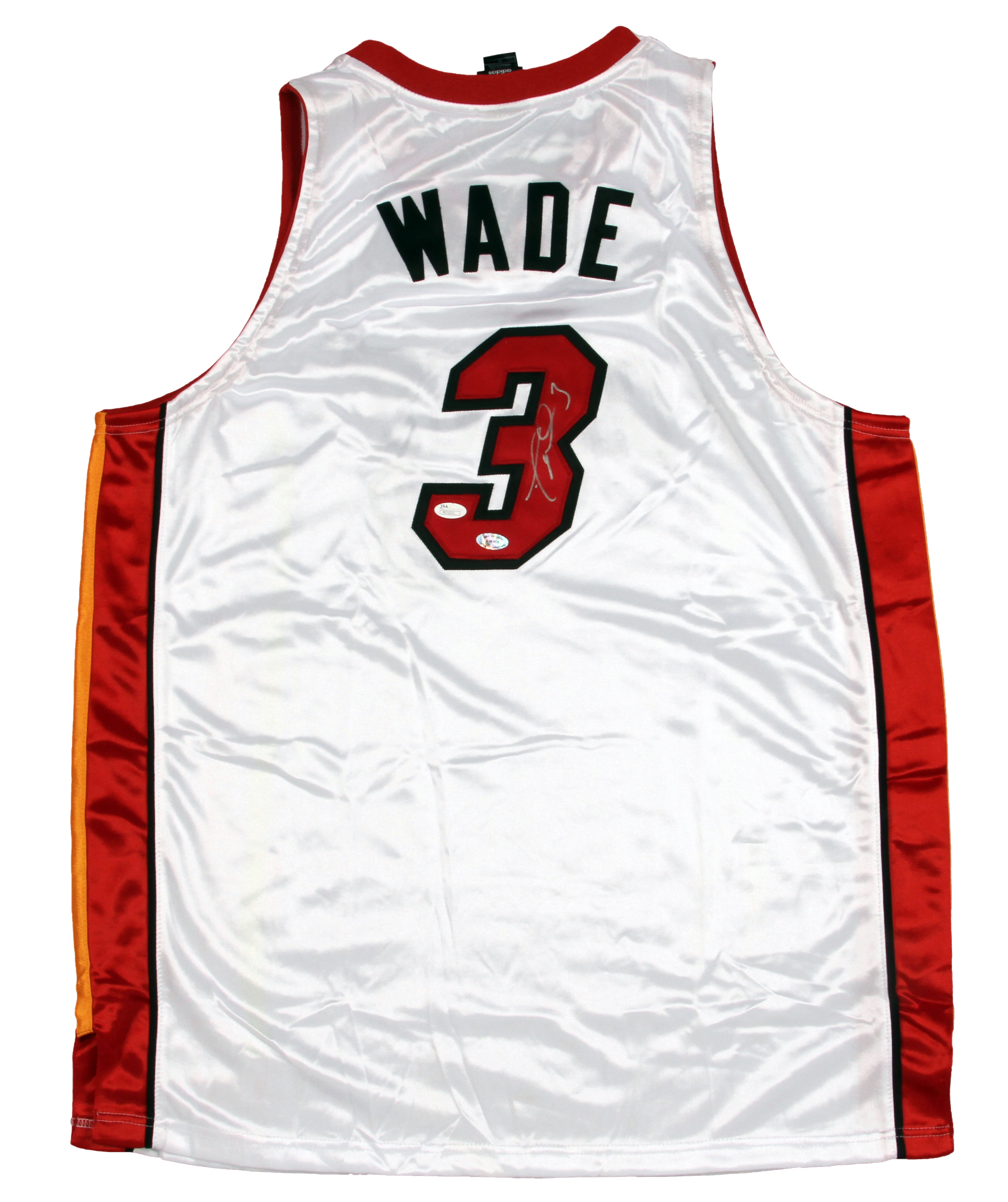 Lot Detail - Dwayne Wade Signed Miami Heat White Jersey
