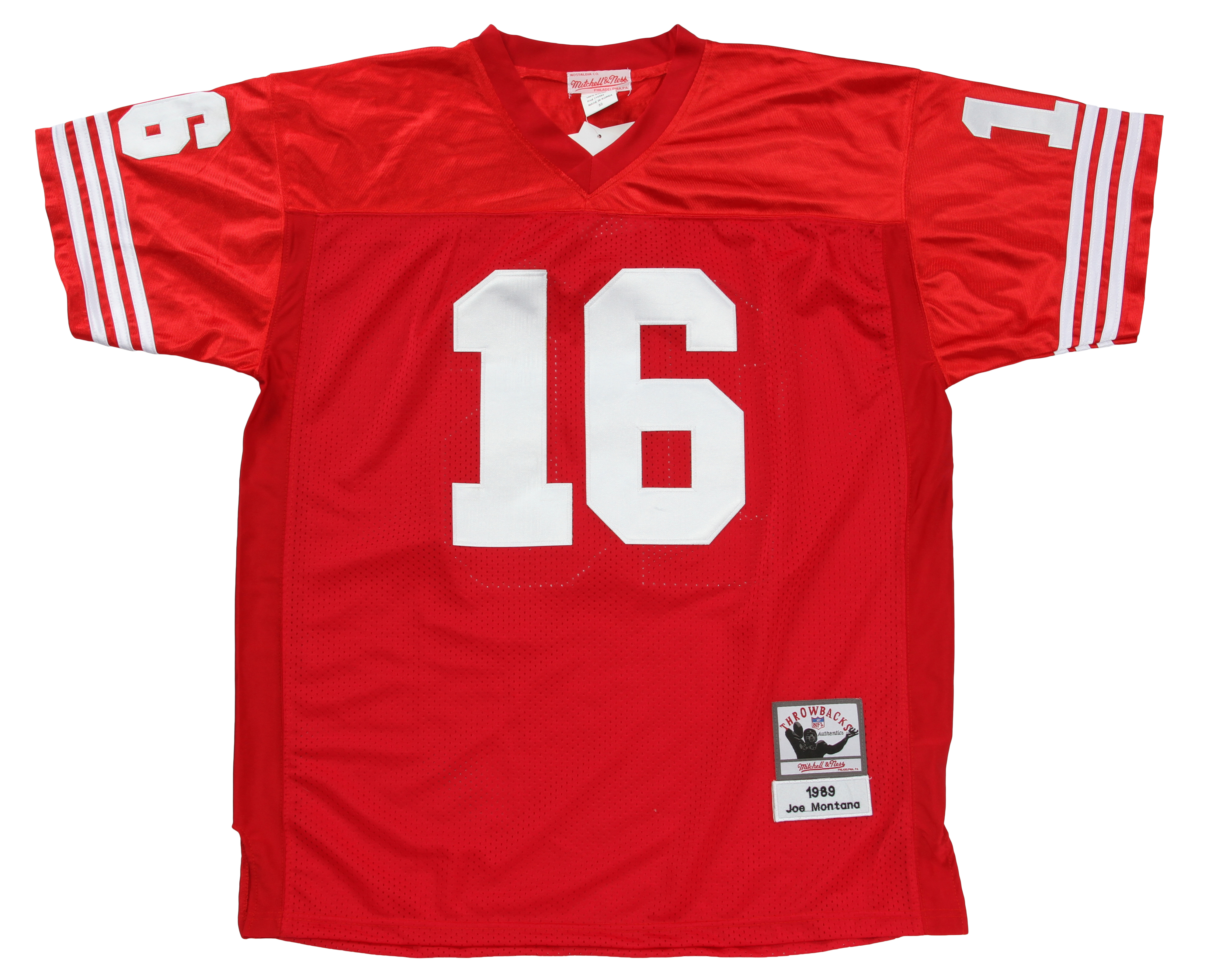 Lot Detail - Joe Montana Signed and Inscribed San Francisco 49ers Throwback Jersey
