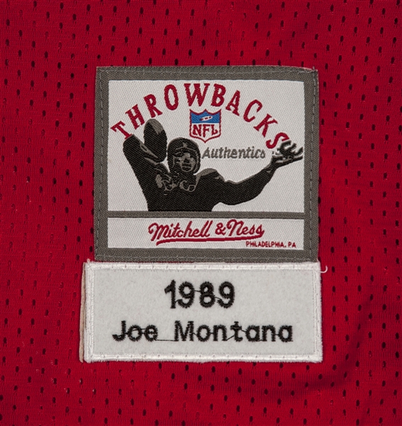 joe montana 1989 throwback jersey