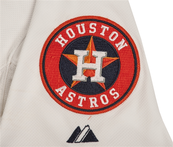 May 30, 2016 - Jose Altuve Game-Used Houston Astros Memorial Day Road Jersey  - MLB Authenticated on Goldin Auctions