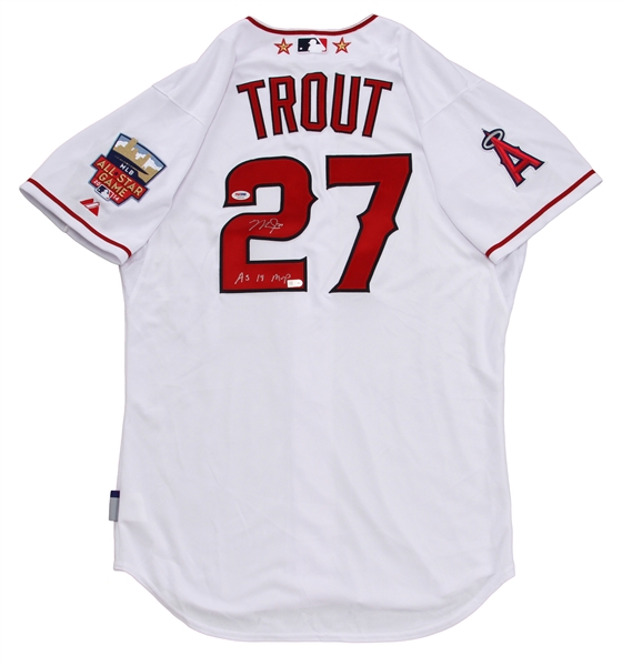 Lot Detail - 2014 Mike Trout Signed and Inscribed Angels All Star