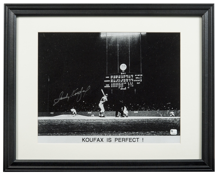 Sold at Auction: Sandy Koufax 1965 Perfect Game Photographs