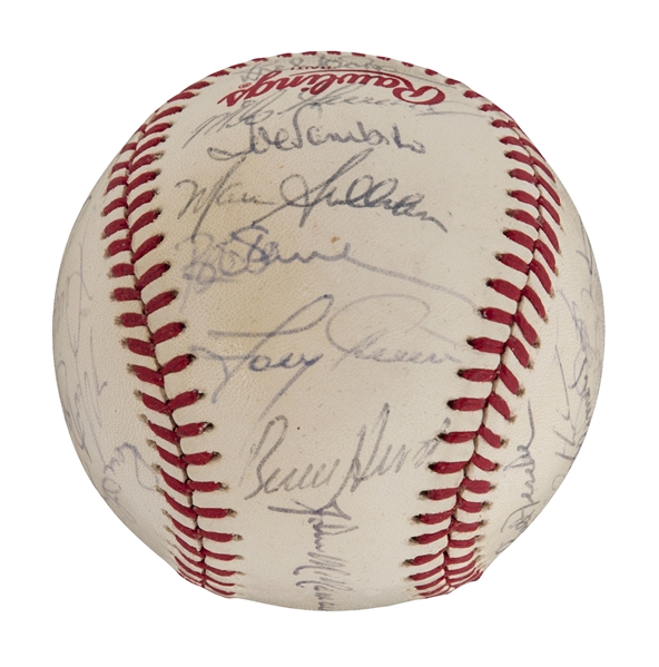 Buckner Wilson Signed Inscribed 1986 World Series Ball. – Brigandi