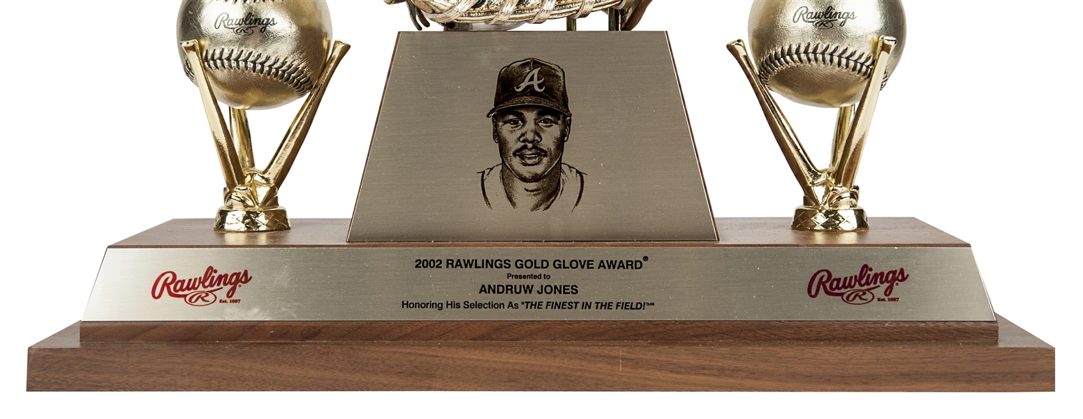 Andruw Jones Signed Rawlings Mini Gold Glove Award (PSA) – SPORTSCRACK