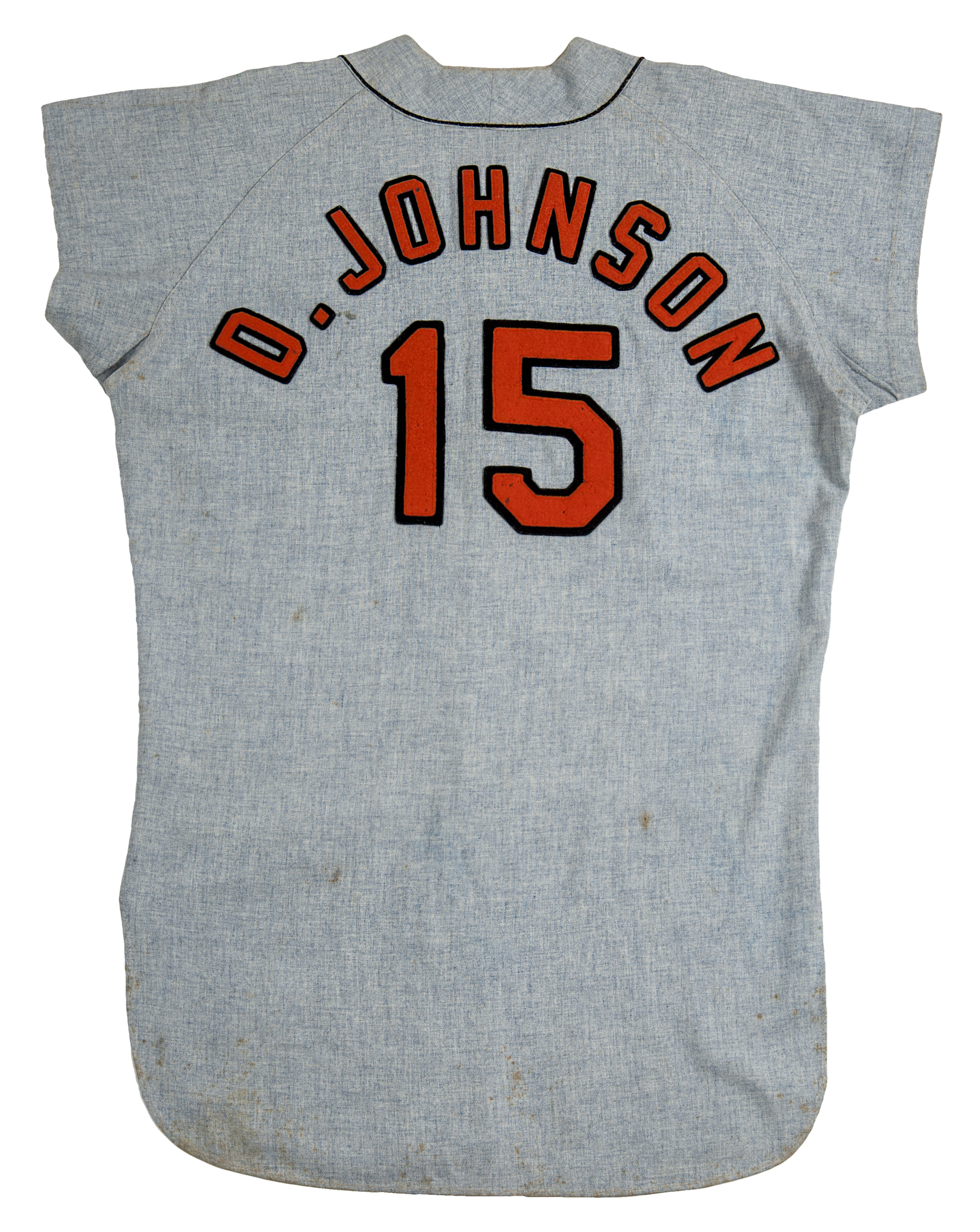 Lot Detail - 1968 Davey Johnson Game Used and Signed Orioles Road ...