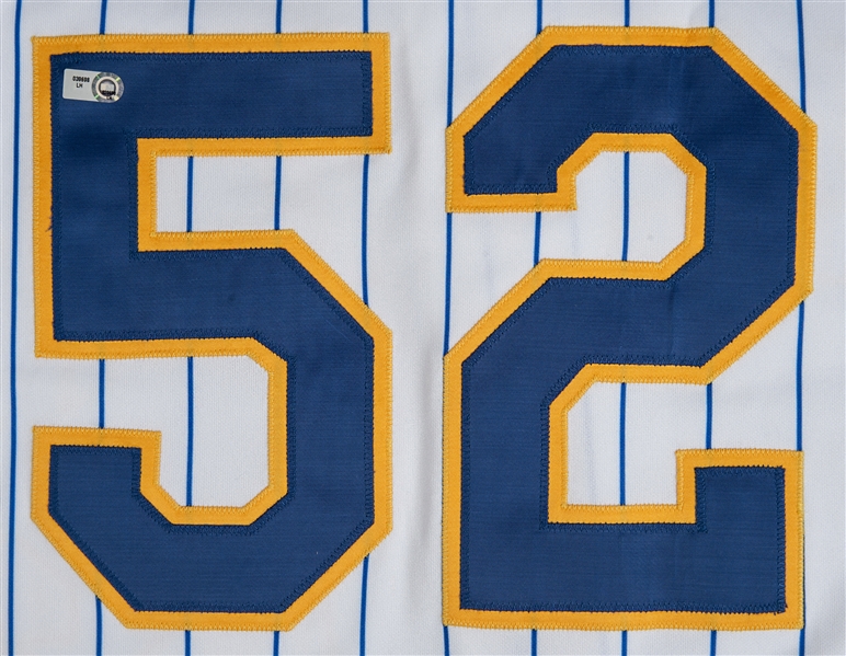 Lot Detail - C.C. Sabathia 2008 Game Used Milwaukee Brewers Home Jersey  (MLB Authenticated and MEARS A-10)
