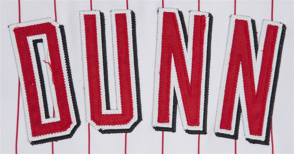 Adam Dunn Autographed Cincinnati Reds White Cooperstown Jersey- JSA Au –  The Jersey Source