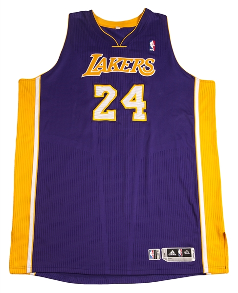 Lot Detail - 2010-2011 Kobe Bryant Game Used Lakers Jersey (D.C. ...