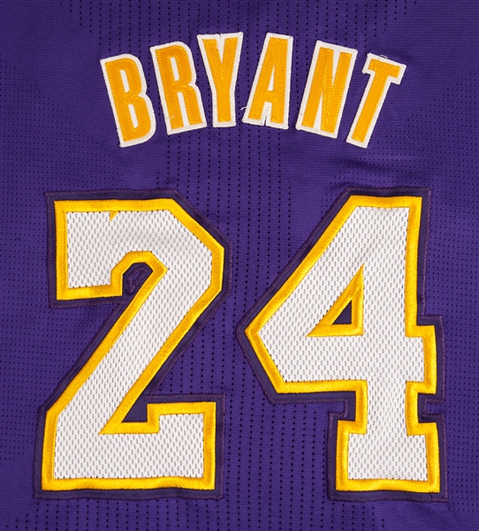 Lot Detail - 2010-2011 Kobe Bryant Game Used Lakers Jersey (D.C. ...