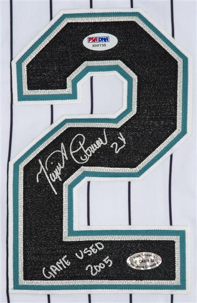 Lot Detail - 2007 MIGUEL CABRERA AUTOGRAPHED FLORIDA MARLINS GAME WORN HOME  JERSEY