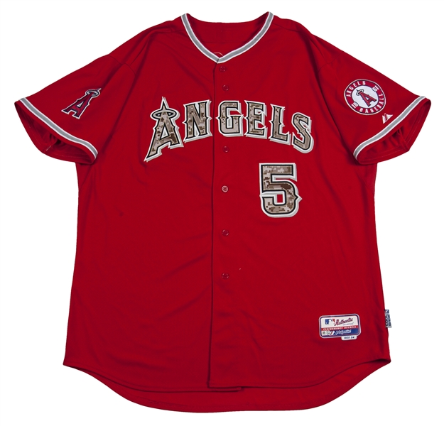 Albert Pujols Jersey - Los Angeles Angels 2014 Throwback Home MLB Baseball  Jersey