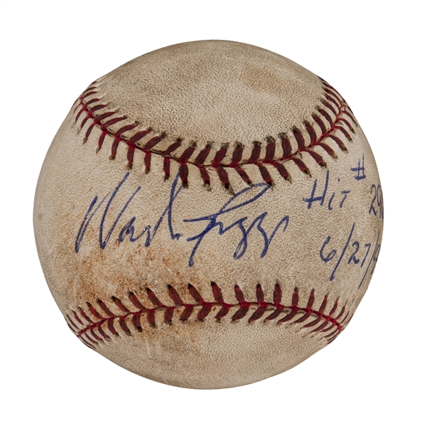 Wade Boggs Signed Baseball Auction