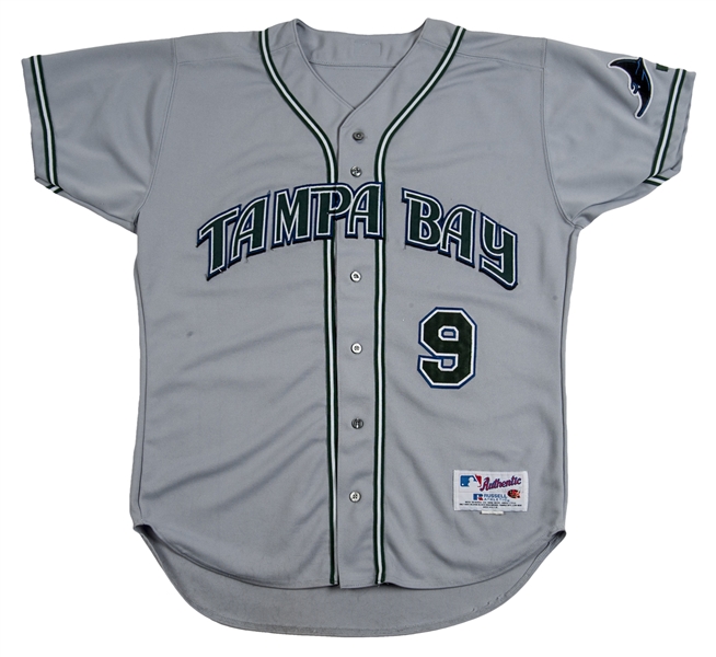 2004 game worn Devil Rays jersey for sale/trade : r/baseballunis