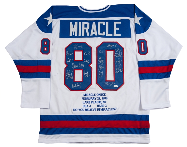 Neal Broten Signed Team USA Hockey Miracle on Ice Jersey (JSA COA)