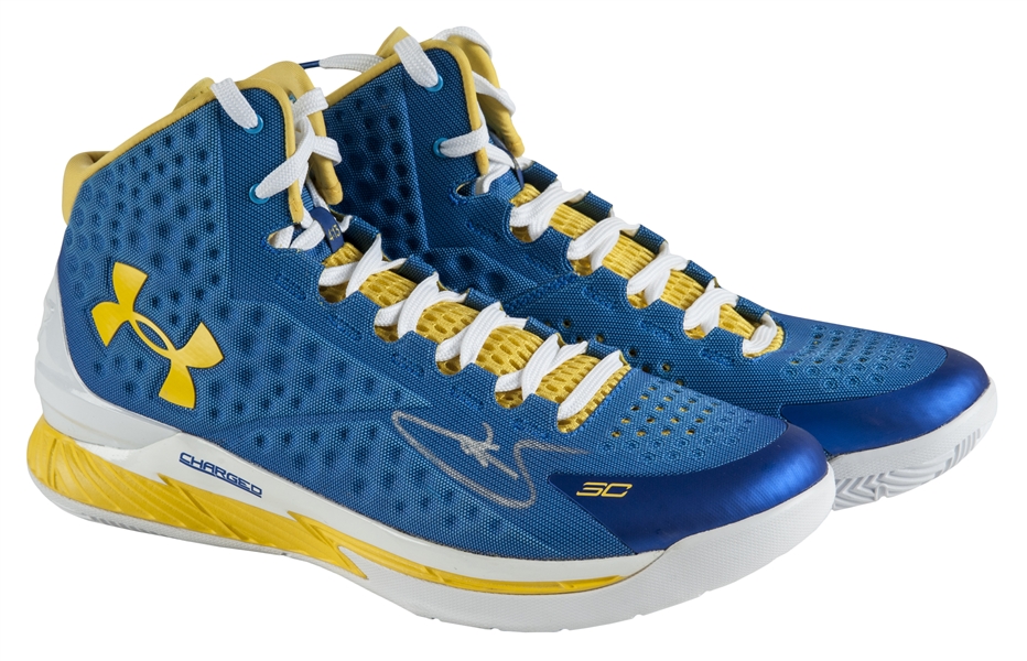 steph curry signed shoes
