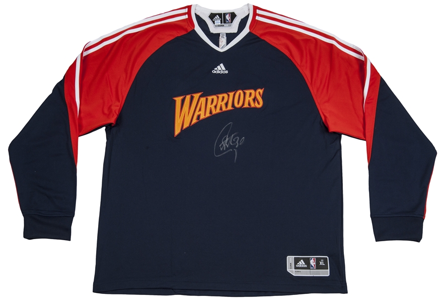 stephen curry warm up jersey