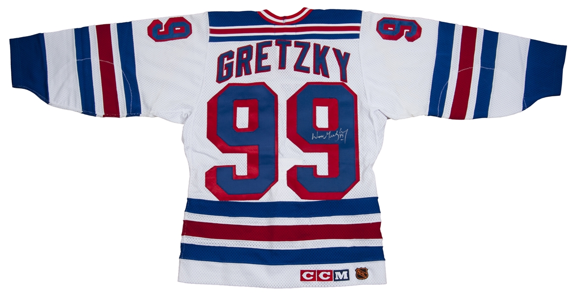 Wayne Gretzky New York Rangers third jersey legend 8x10 11x14