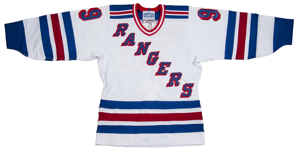 Lot Detail - Wayne Gretzky Signed New York Rangers Jersey (JSA)