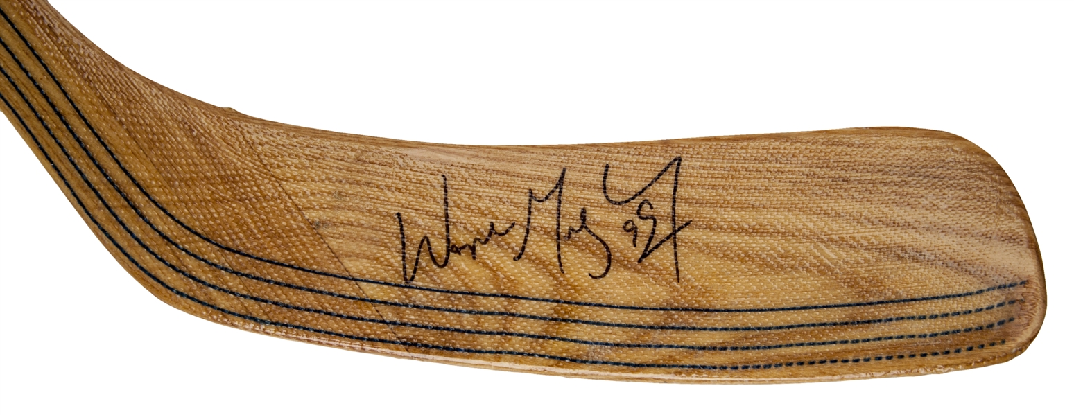 Wayne Gretzky Signed 1993 Game Issued Easton Hockey Stick With JSA