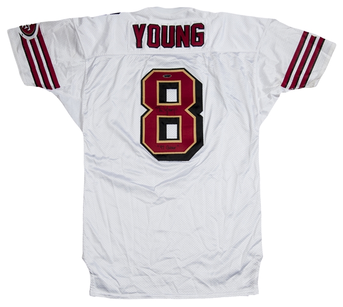 steve young white jersey