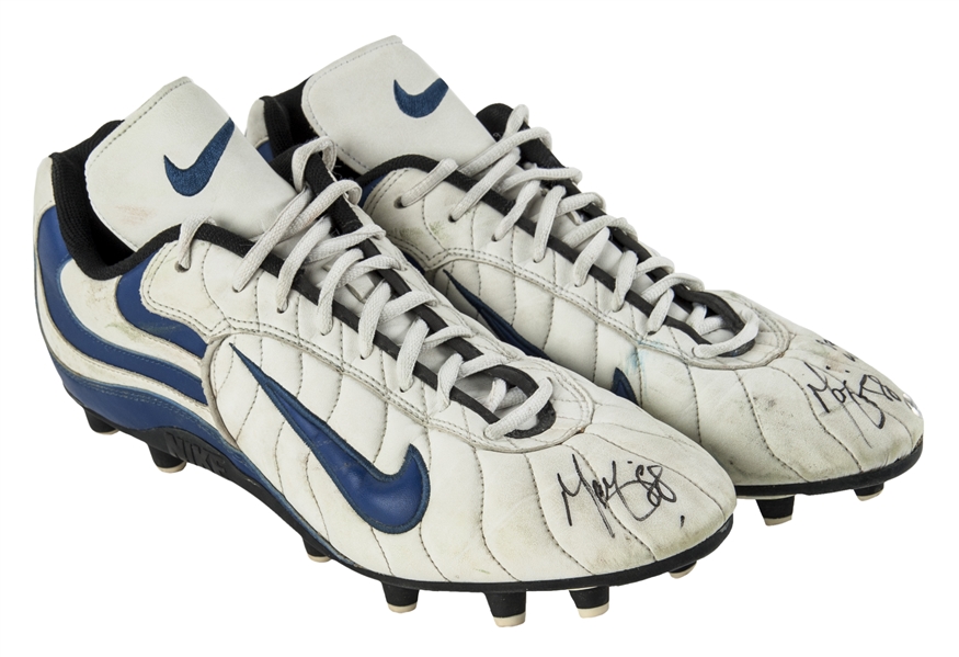 Lot Detail - Marvin Harrison Game Used and Signed Cleats (PSA/DNA COAs)