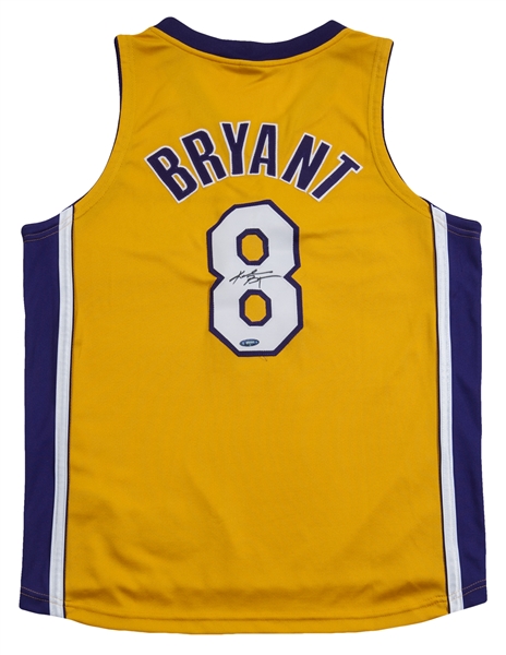 Autographed/Signed Kobe Bryant #8 Los Angeles LA Purple Basketball