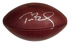2008 Tom Brady Super Bowl XLII Game Used and Signed Football (NFL/PSA/DNA)