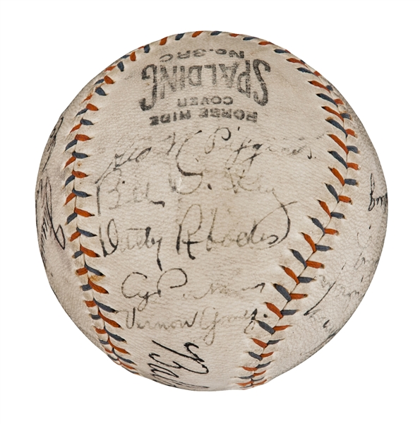 Sell or Auction Autograph 1932 New York Yankees Team Signed Baseball