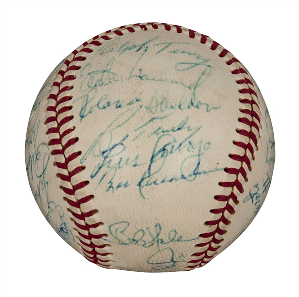 Lot Detail - 1961 Los Angeles Angels Team Signed Baseball