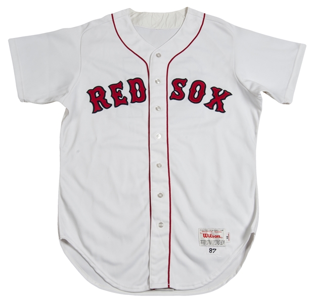 Lot Detail - 1985 Roger Clemens Boston Red Sox Game-Used Jersey