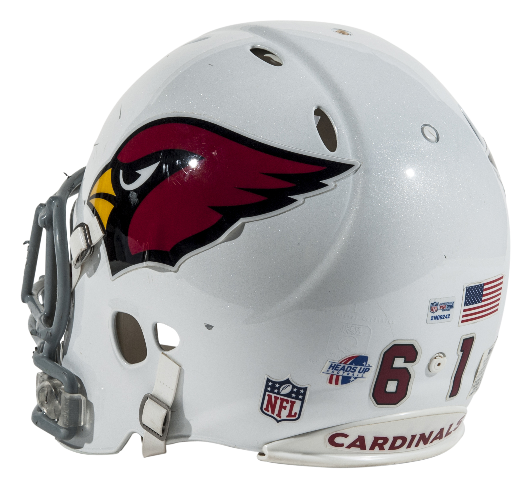 Lot Detail - 2013 Jonathan Cooper Game Used Arizona Cardinals Helmet