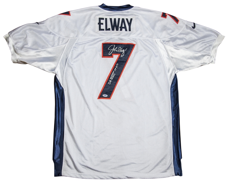 John Elway Team-Issued Jersey Signed Broncos – COA JSA, Provenance