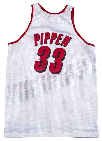 Lot Detail - 1999-2000 Scottie Pippen Game Used and Signed Portland ...