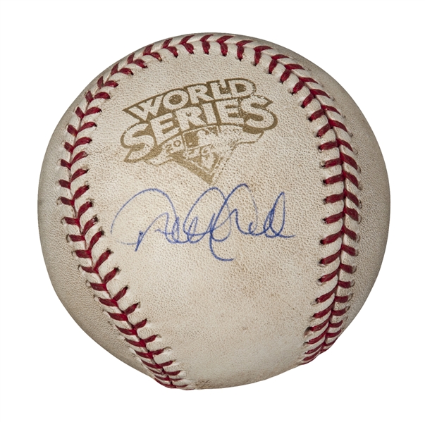 Lot Detail - 2009 World Series Game 5 Used Baseball Signed by