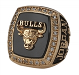 1990-91 Chicago Bulls NBA Championship Salesmans Sample Ring - Michael Jordan