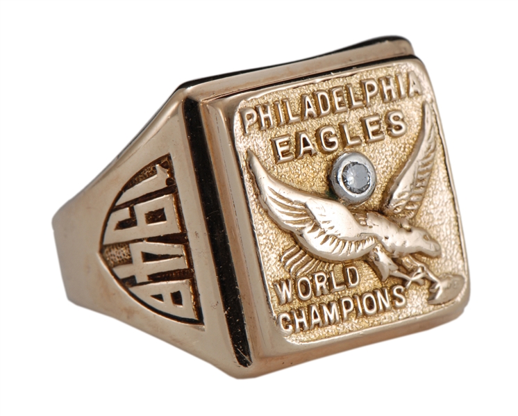 1948-49 Philadelphia Eagles Championship Ring. Football