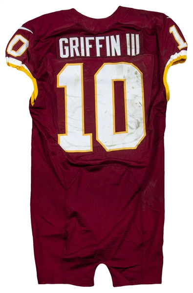Lot Detail - 2014 Robert Griffin III Game Used Photo Matched Washington  Redskins Jersey Worn 9/7/14 vs. Texans (Redskins-Meigray)
