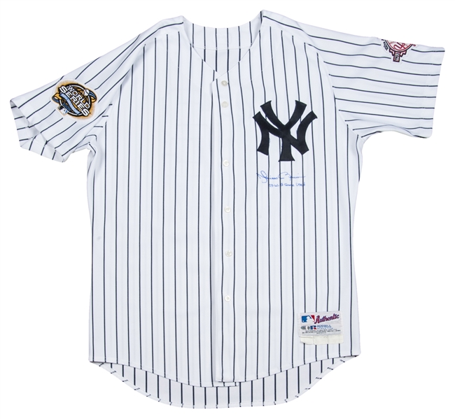 Sold at Auction: Mariano Rivera GAME USED World Series Jersey autographed  by Mariano Rivera w/FULL LOA