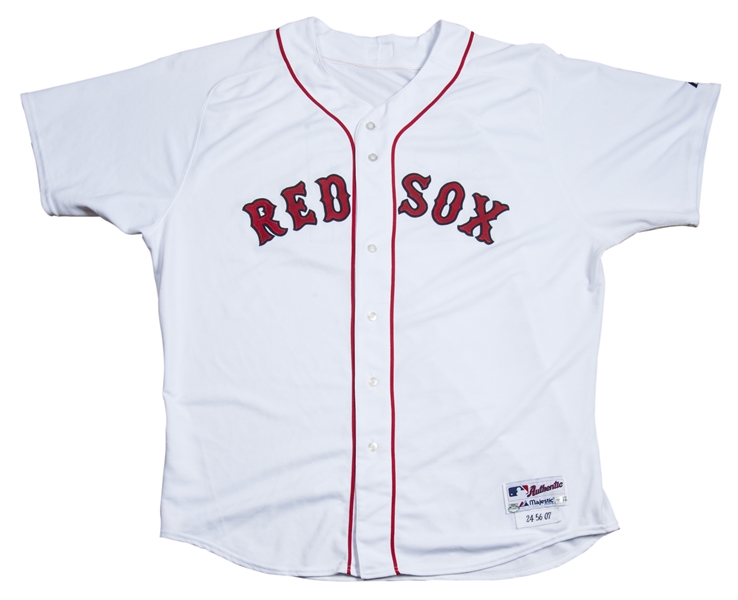 BOSTON RED SOX MANNY RAMIREZ MAJESTIC MLB BASEBALL HOME JERSEY
