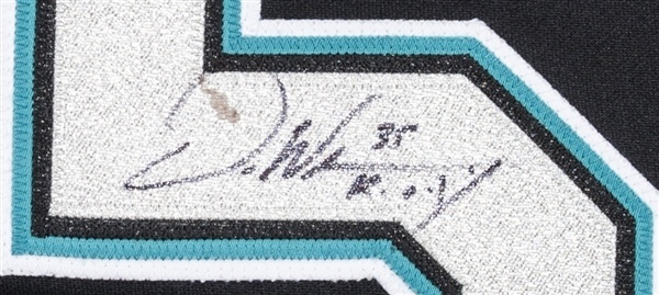 Lot Detail - Dontrelle Willis Game Used and Signed Marlins Jersey from the  Larkin Collection (Larkin LOA & JSA LOA)