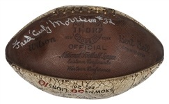 1954 Cleveland Browns Game Used and Signed NFL Championship Game Football Personally Owned By Fred "Curly" Morrison
