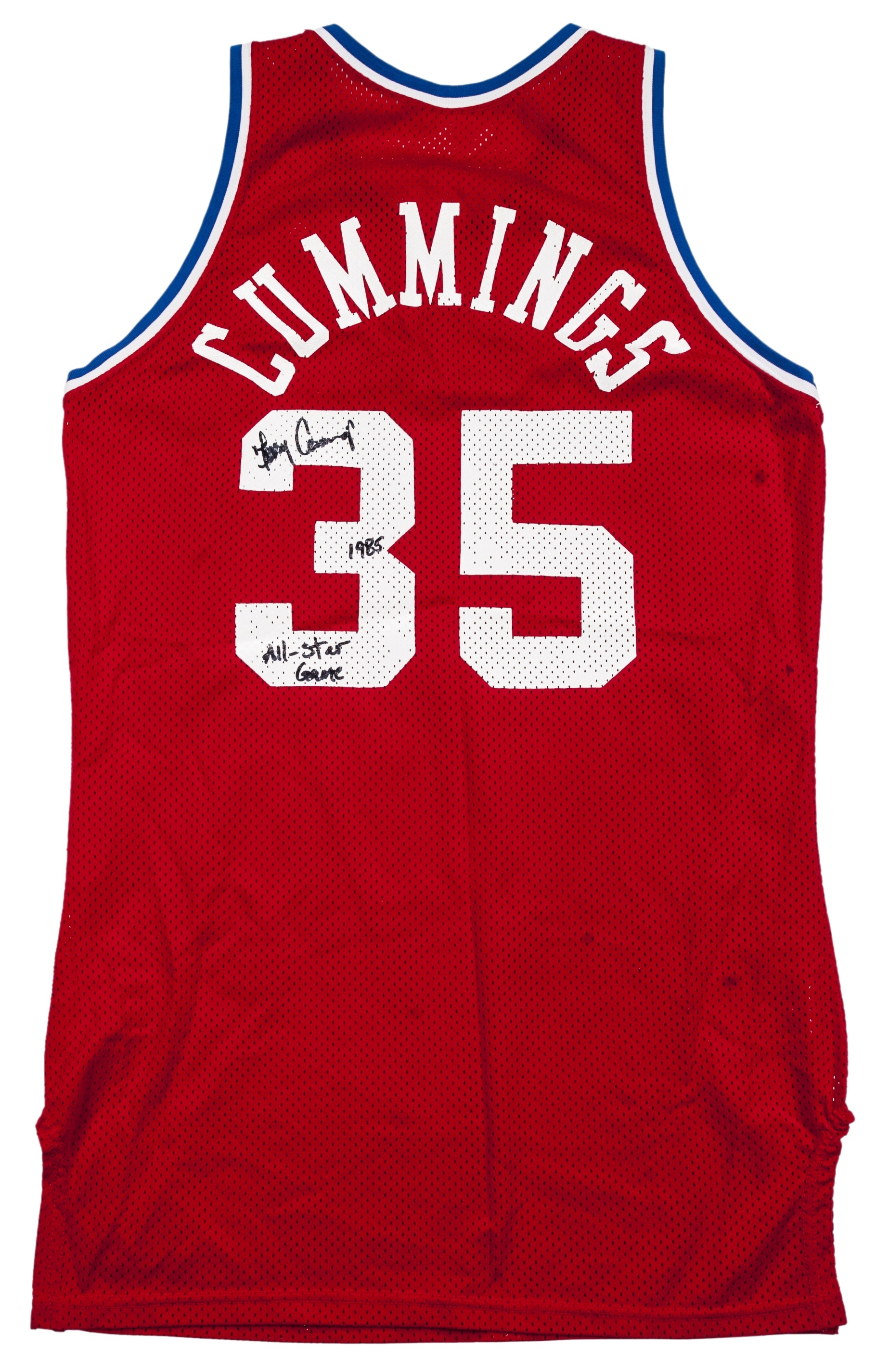 Lot Detail - 1989 Terry Cummings Game Used and Signed NBA All-Star Game ...