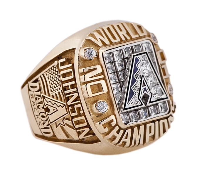 Lot Detail - 2001 Randy Johnson Arizona Diamondbacks Game-Used Home Jersey  (Championship Season • Co-World Series MVP • Cy Young Award)